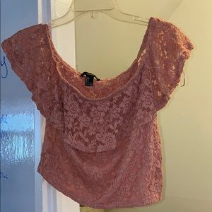 Forever 21 Lace Crop top